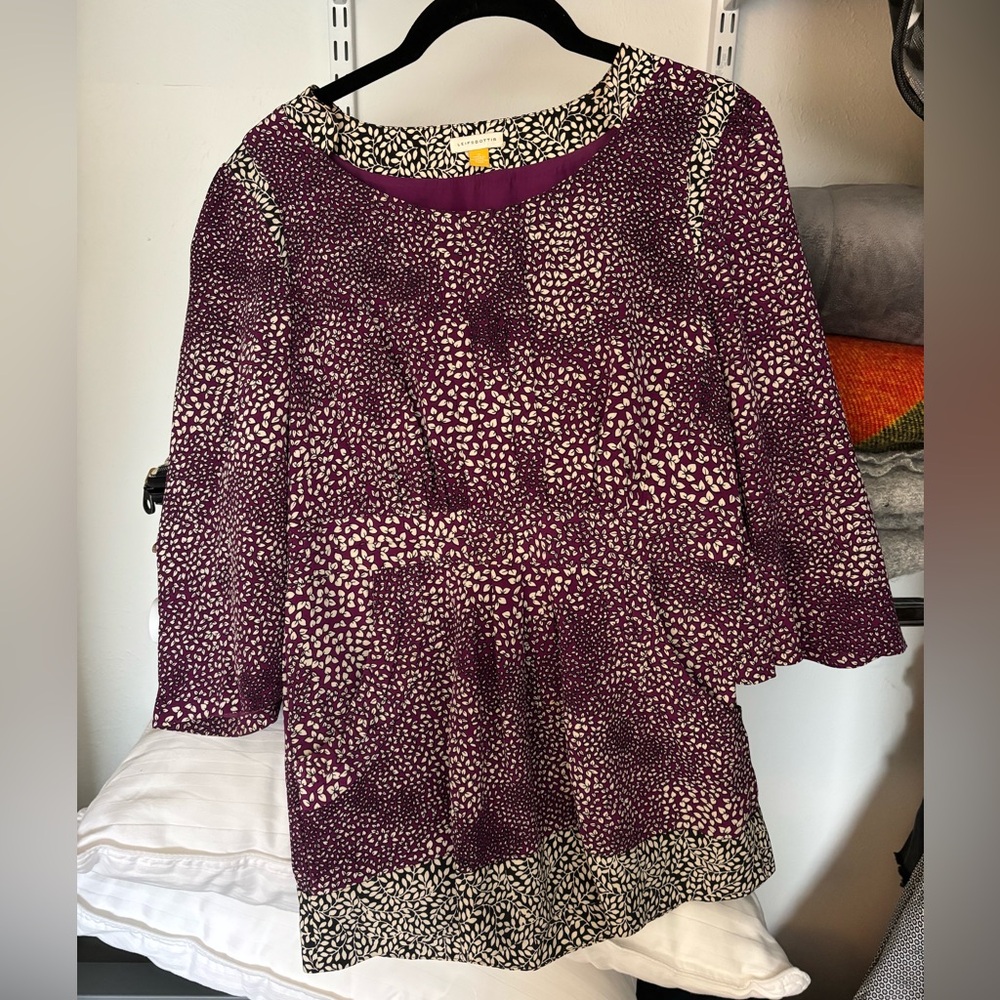 Leifsdottir Purple Blouse with Pockets